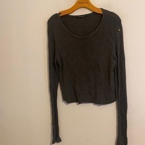 BRANDY MELVILLE GREY SWEATER